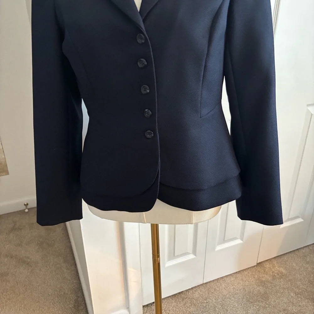 Emily Designs Classic Navy Blazer Jacket size 10 - Picture 4 of 7